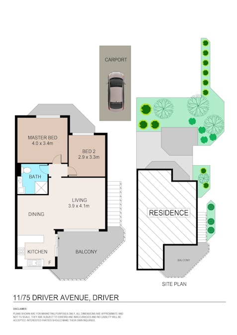 11/75 Driver Avenue, Driver, NT, 0830 - Floorplan 1