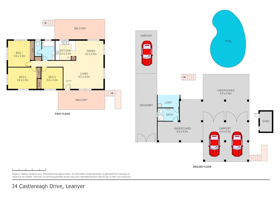 34 Castlereagh Drive, Leanyer, NT, 0812 - Floorplan 1