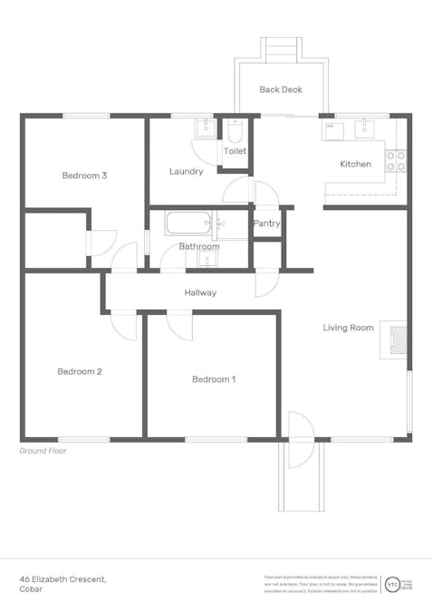 46 Elizabeth Crescent, Cobar, NSW, 2835 - Floorplan 1