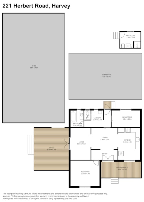 221 Herbert Road, Harvey, WA, 6220 - Floorplan 1