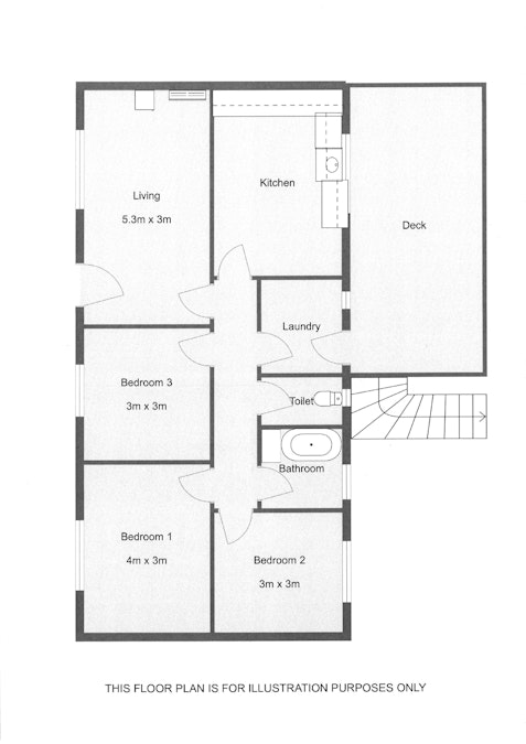 3 Friesian Street, Naracoorte, SA, 5271 - Floorplan 1