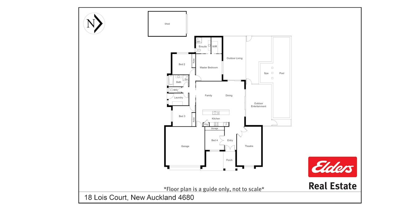 18 Lois Court, New Auckland, QLD, 4680 - Floorplan 1