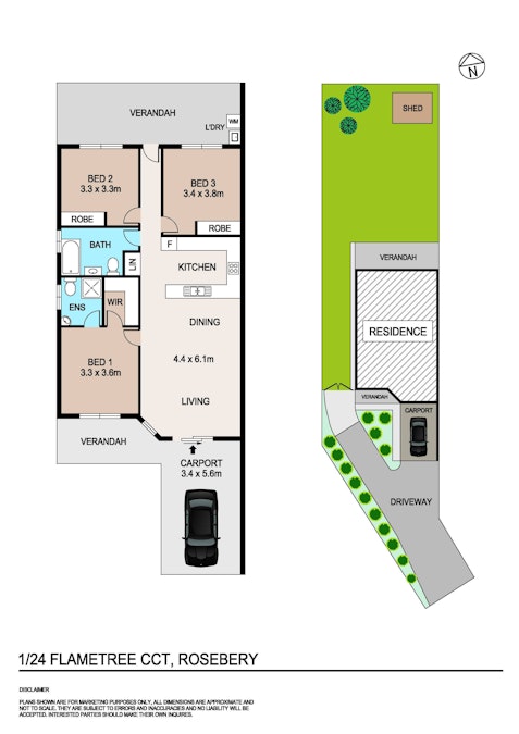 1/24 Flametree Circuit, Rosebery, NT, 0832 - Floorplan 1