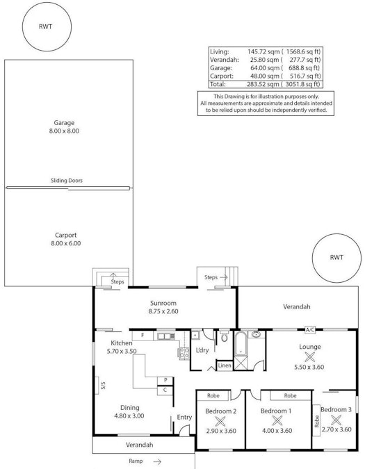 8 High Street, Coonalpyn, SA, 5265 - Floorplan 1