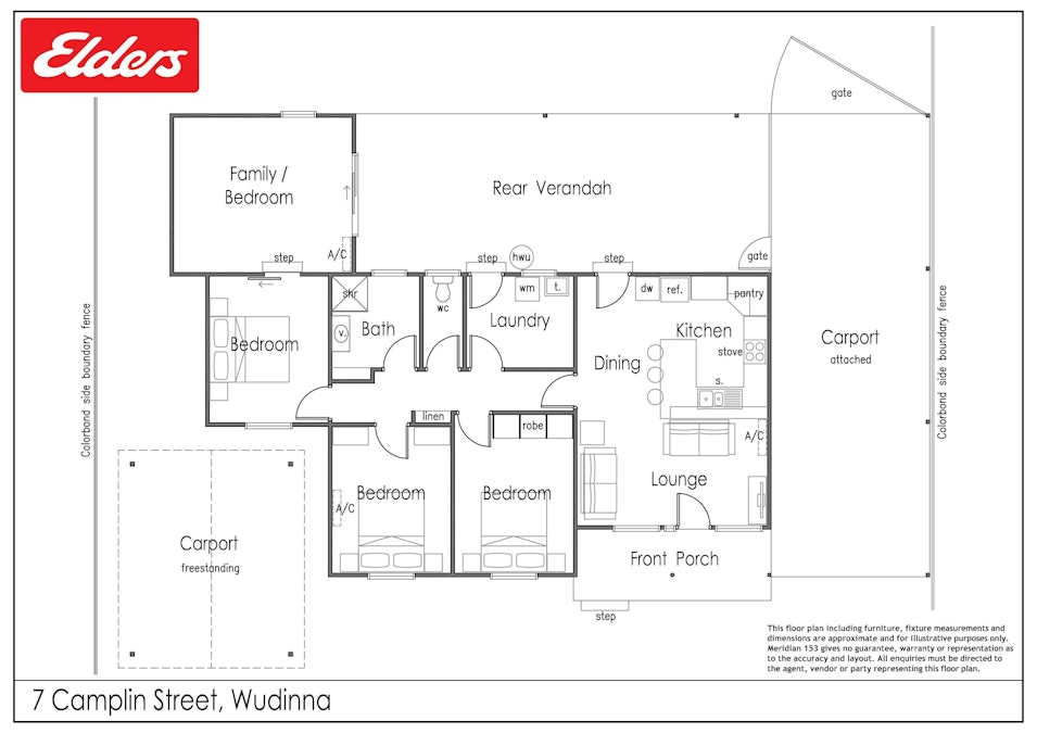 7 Camplin Street, Wudinna, SA, 5652 - Floorplan 1