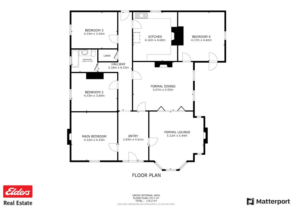 70 Gordon Street, Northam, WA, 6401 - Floorplan 1