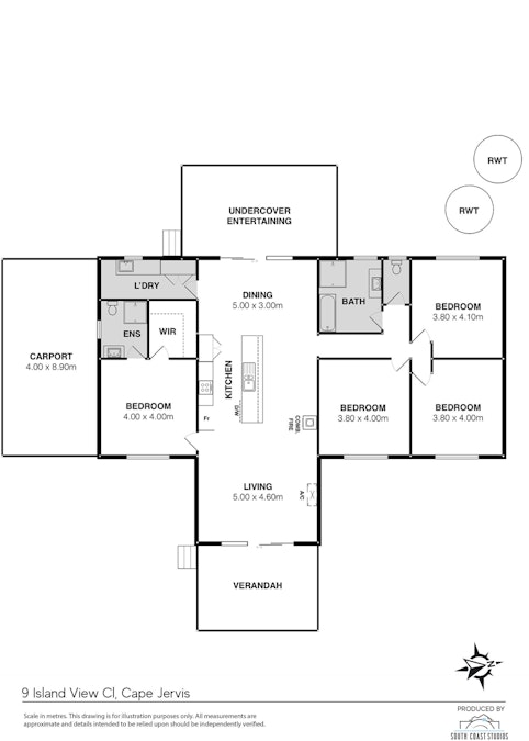 9 Island View Drive, Cape Jervis, SA, 5204 - Floorplan 1