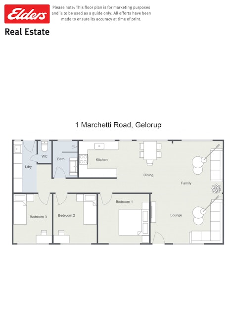 1 Marchetti Road, Gelorup, WA, 6230 - Floorplan 1