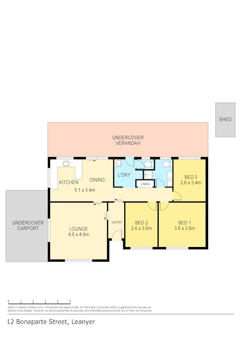 12 Bonaparte Street, Leanyer, NT, 0812 - Floorplan 1