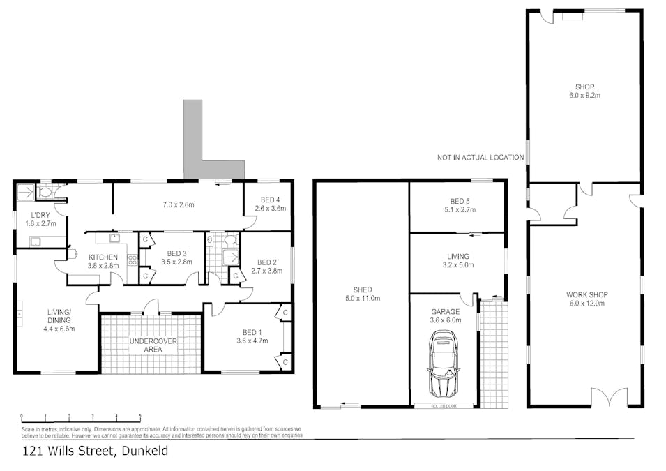 119-121 Wills Street, Dunkeld, VIC, 3294 - Floorplan 1