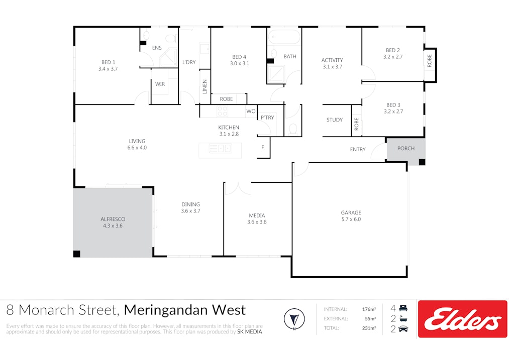 8 Monarch Street, Meringandan West, QLD, 4352 - Floorplan 1