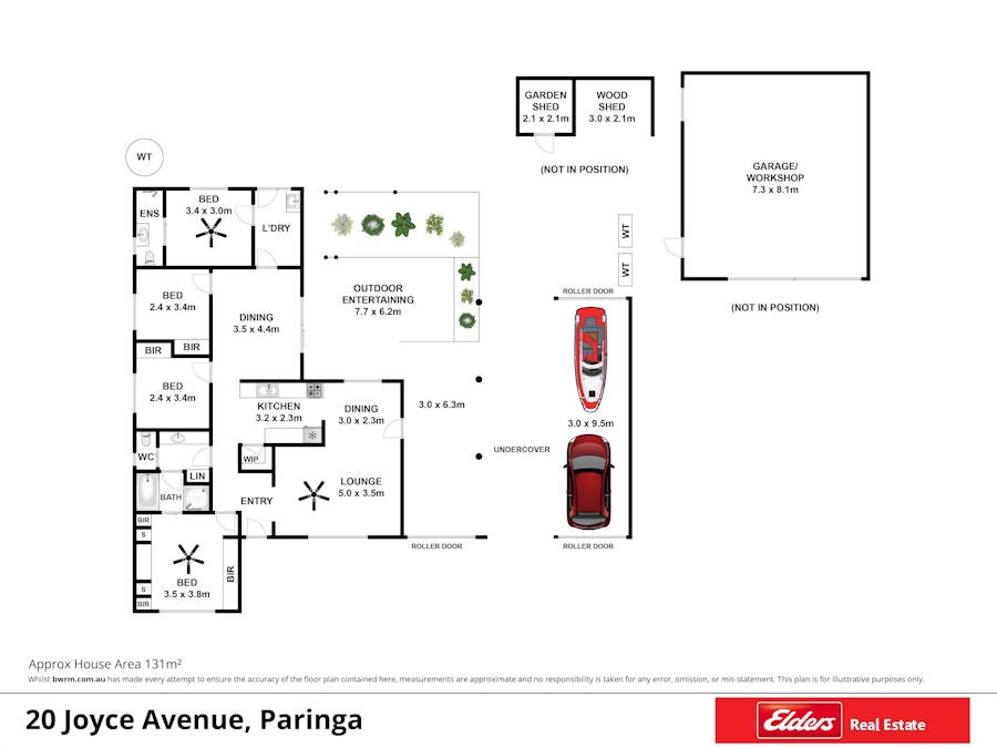 20     Joyce Avenue, Paringa, SA, 5340 - Floorplan 1