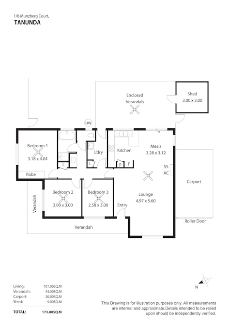 1/6 Munzberg Court, Tanunda, SA, 5352 - Floorplan 1