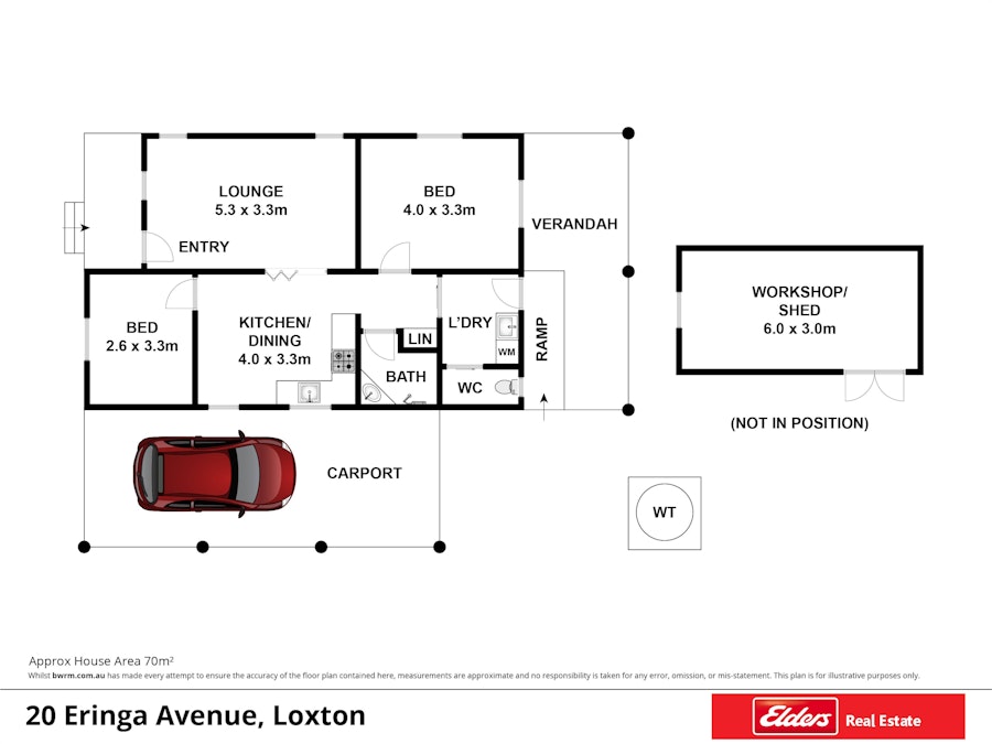 20 Eringa Avenue, Loxton, SA, 5333 - Floorplan 1