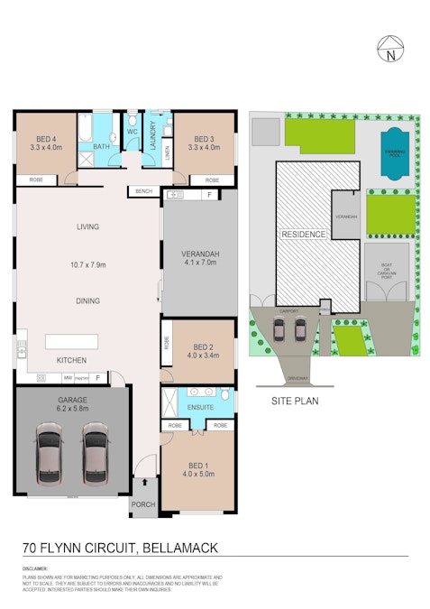 70 Flynn Circuit, Bellamack, NT, 0832 - Floorplan 1