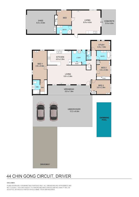 44 Chin Gong Circuit, Driver, NT, 0830 - Floorplan 1