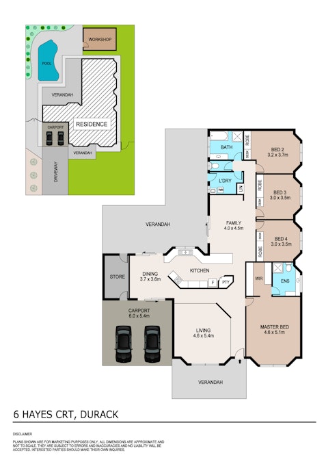 6 Hayes Court, Durack, NT, 0830 - Floorplan 1