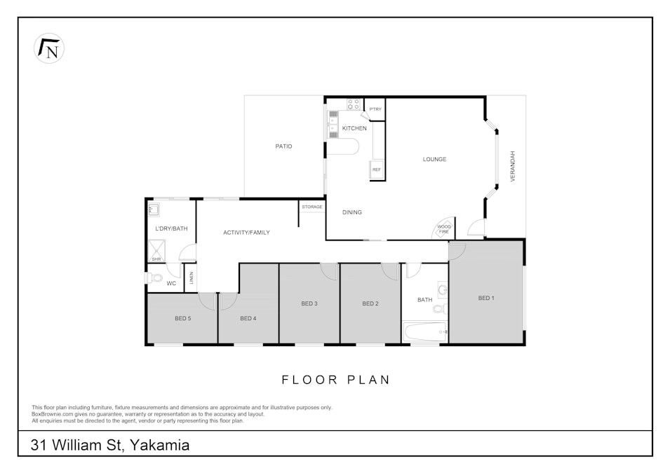 31 William Street, Yakamia, WA, 6330 - Floorplan 1