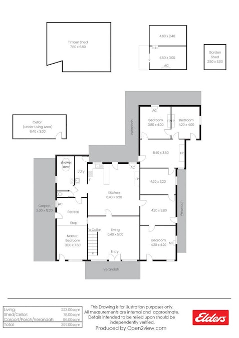 11-13 Sixth Street, Koolunga, SA, 5464 - Floorplan 1