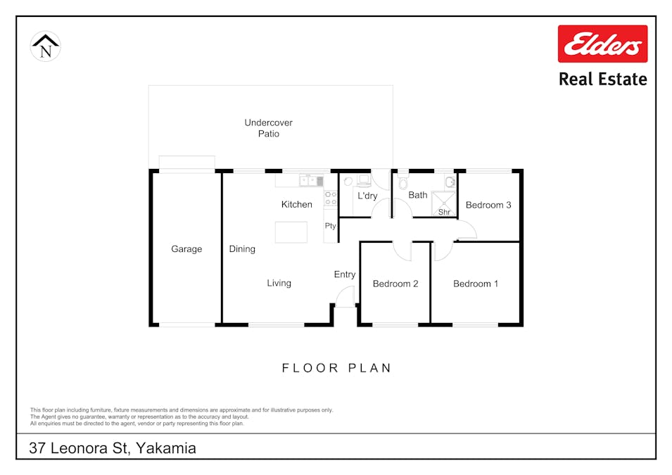 37 Leonora Street, Yakamia, WA, 6330 - Floorplan 1