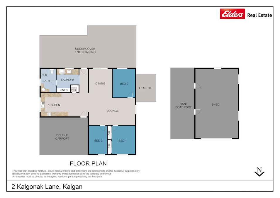 2 Kalgonak Lane, Kalgan, WA, 6330 - Floorplan 1