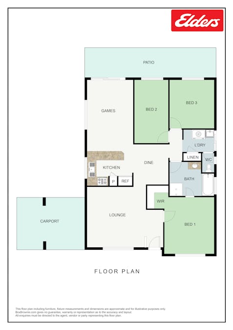 14 Dunlowe Loop, Warnbro, WA, 6169 - Floorplan 1
