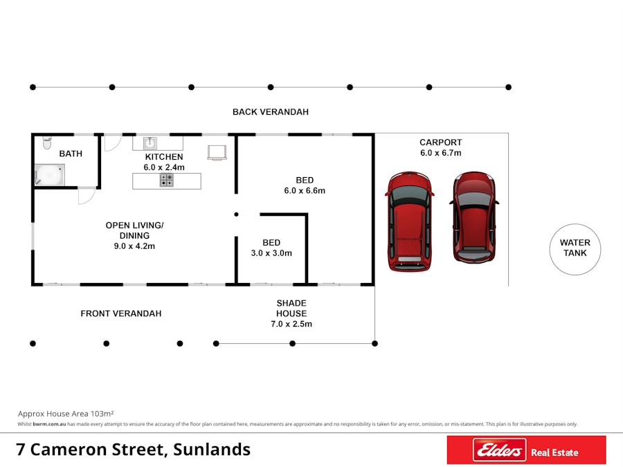 7 Cameron Street, Sunlands, SA, 5322 - Floorplan 1