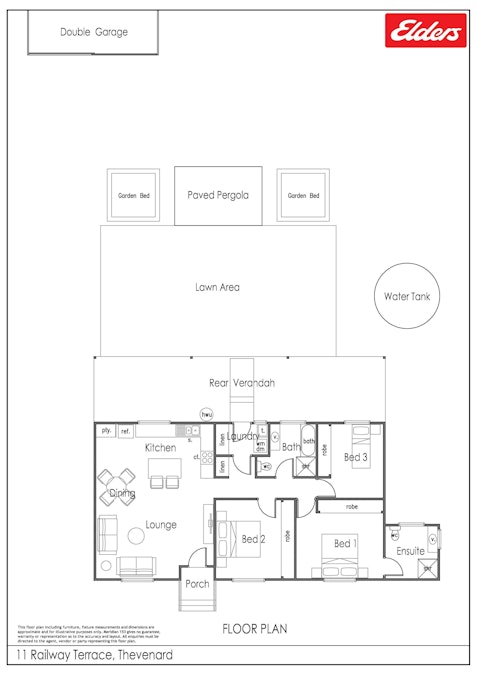 11 Railway Terrace, Thevenard, SA, 5690 - Floorplan 1