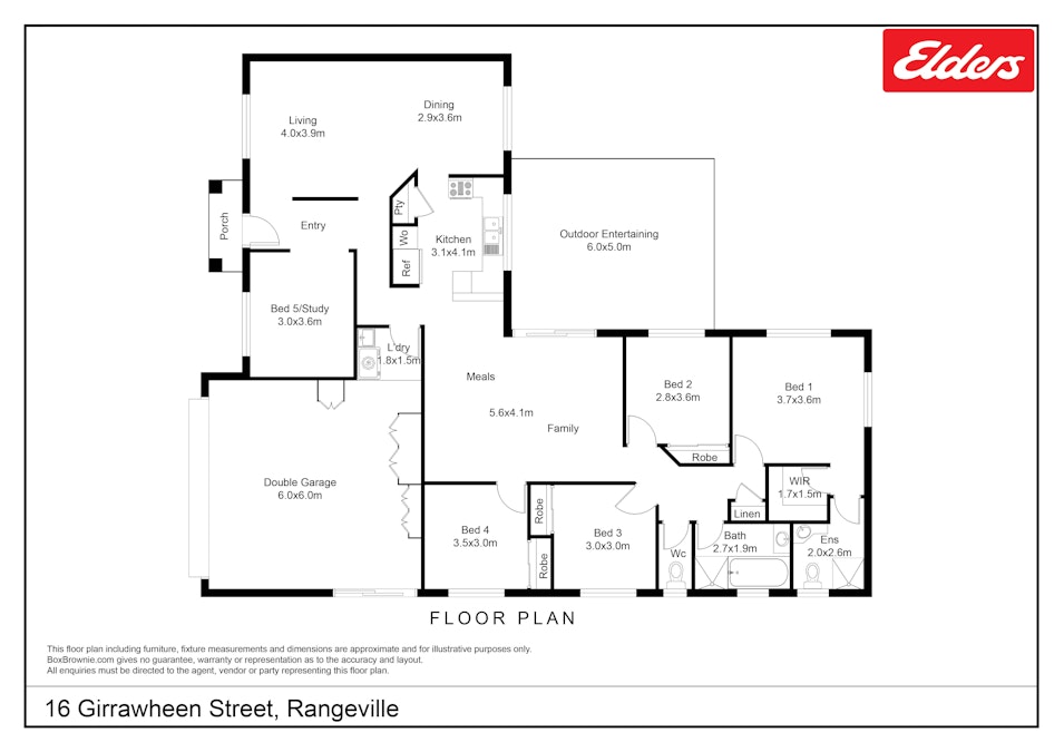 16 Girrawheen Street, Rangeville, QLD, 4350 - Floorplan 1