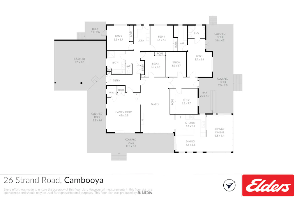 26 Strand Road, Cambooya, QLD, 4358 - Floorplan 1