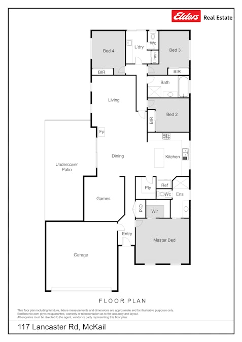 117 Lancaster Road, Mckail, WA, 6330 - Floorplan 1