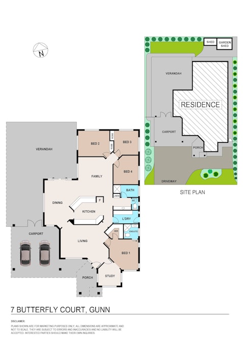 7 Butterfly Court, Gunn, NT, 0832 - Floorplan 1