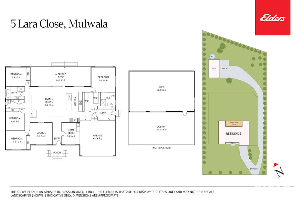 5 Lara Close, Mulwala, NSW, 2647 - Floorplan 1