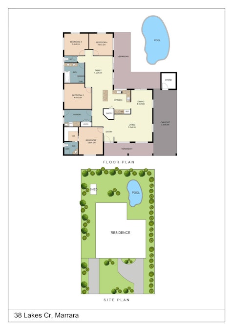 38 Lakes Crescent, Marrara, NT, 0812 - Floorplan 1