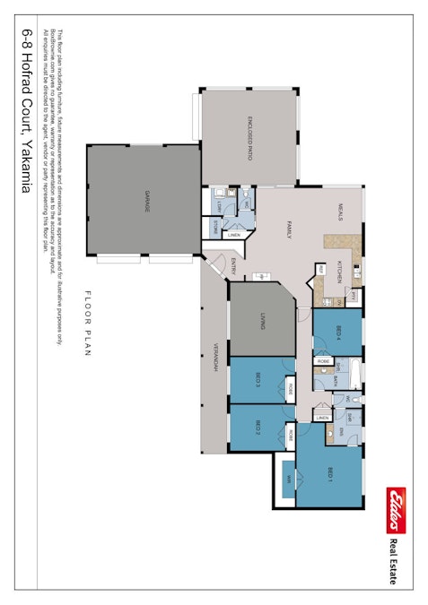 6-8 Hofrad Court, Yakamia, WA, 6330 - Floorplan 1