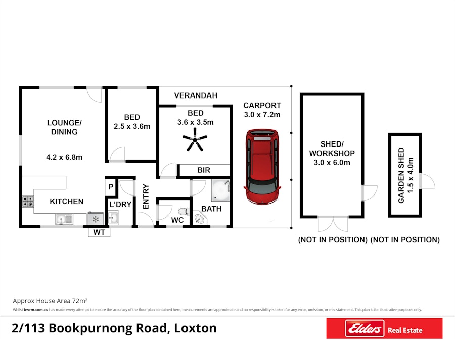 2/113 Bookpurnong Terrace, Loxton, SA, 5333 - Floorplan 1