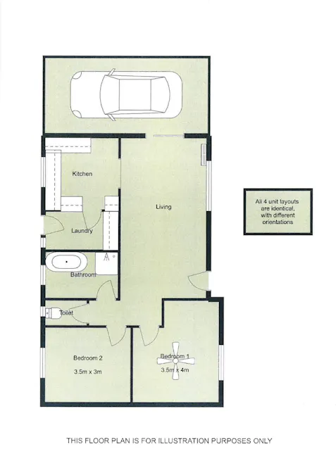 1-4/206 Smith Street, Naracoorte, SA, 5271 - Floorplan 1