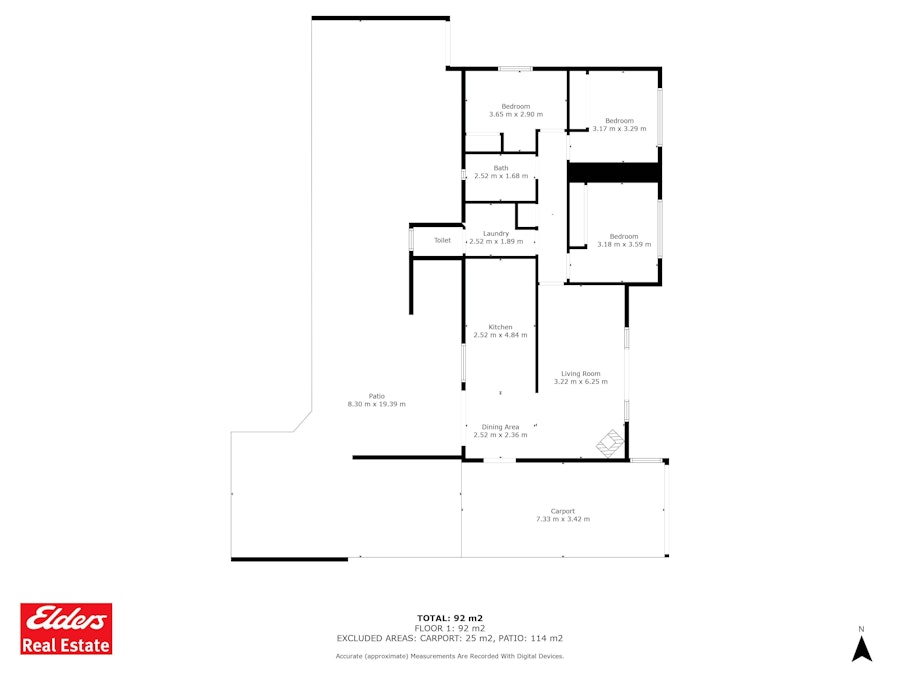 6 Pearce Crescent, Cleve, SA, 5640 - Floorplan 1