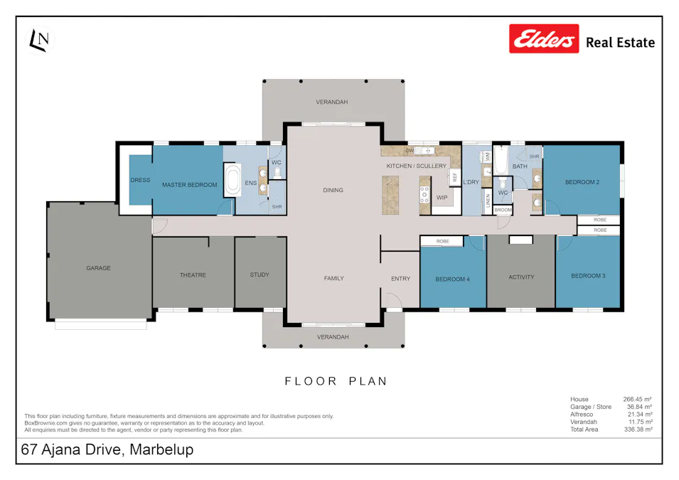 67 Ajana Drive, Marbelup, WA, 6330 - Floorplan 1