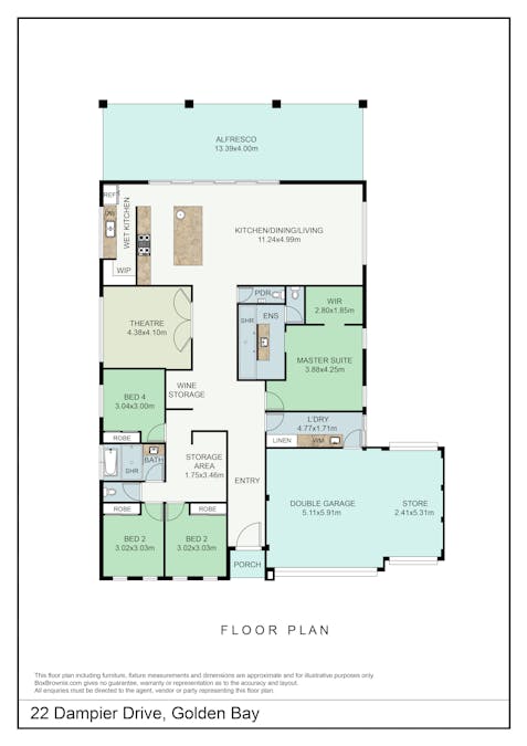 22 Dampier Drive, Golden Bay, WA, 6174 - Floorplan 1