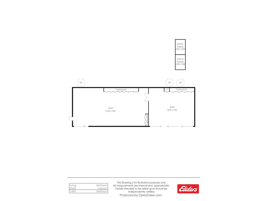 13 Slaughterhouse Road, Orroroo, SA, 5431 - Floorplan 1