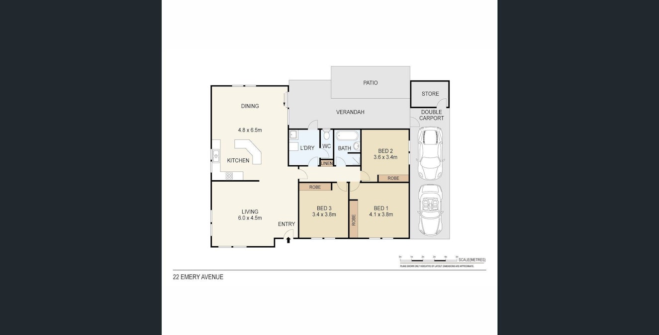 22 Emery Avenue, Woodroffe, NT, 0830 - Floorplan 1