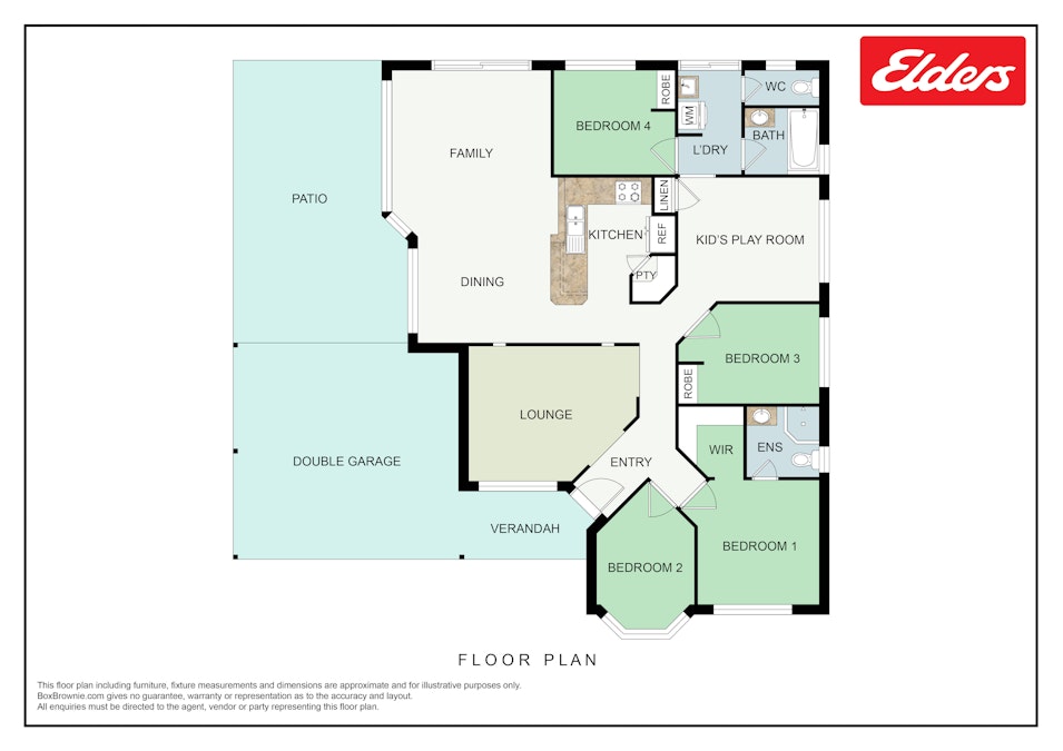 29 Trafalgar Gardens, Port Kennedy, WA, 6172 - Floorplan 1