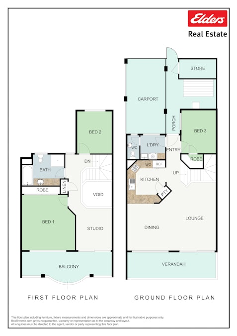 37/4 Marlo Place, Waikiki, WA, 6169 - Floorplan 1