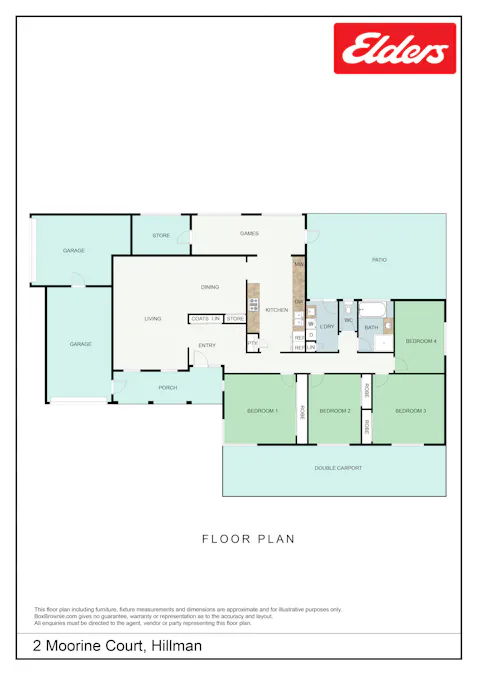 2 Moorine Court, Hillman, WA, 6168 - Floorplan 1
