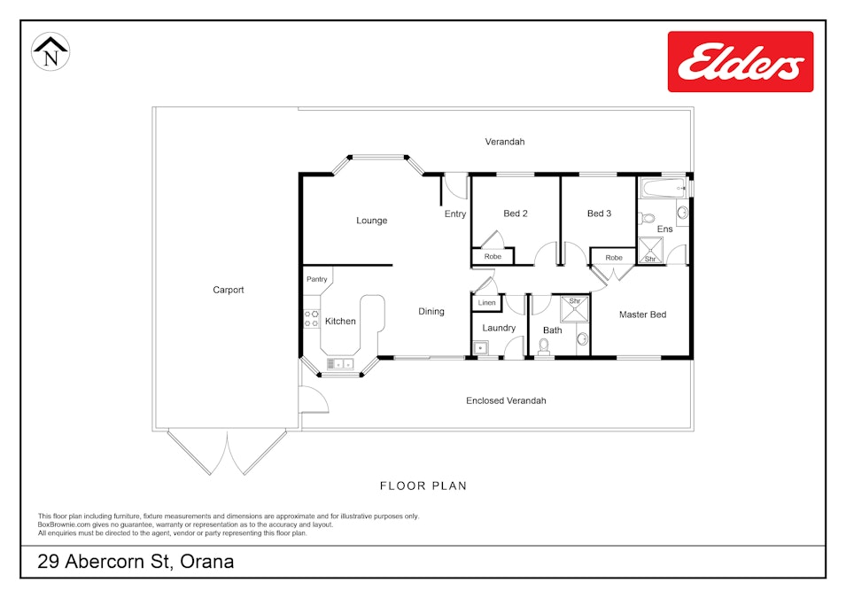 29 Abercorn Street, Orana, WA, 6330 - Floorplan 1