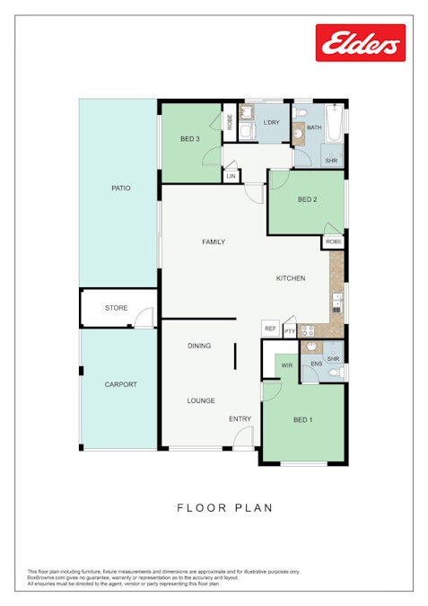 15B Reliance Court, Waikiki, WA, 6169 - Floorplan 1