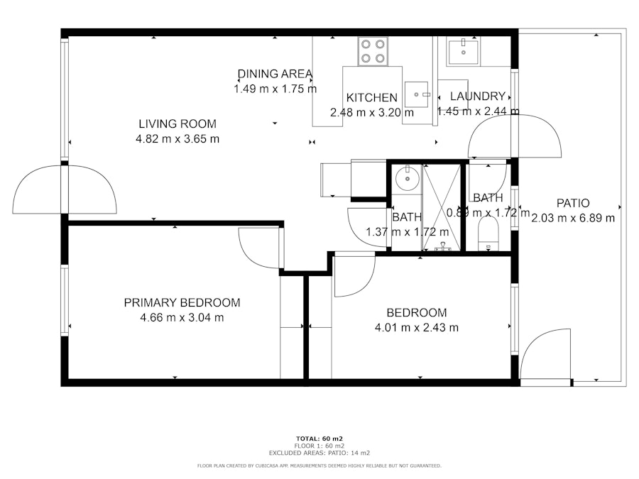 1/13 Cowley Street, West End, QLD, 4810 - Floorplan 1