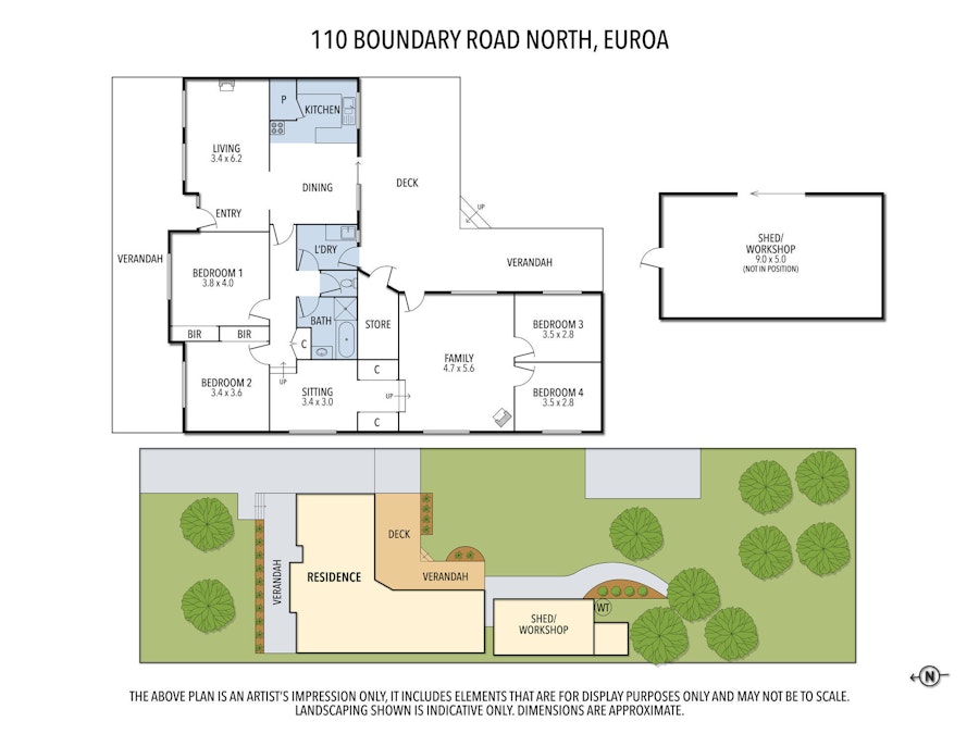 110 Boundary Road North Road, Euroa, VIC, 3666 - Floorplan 1