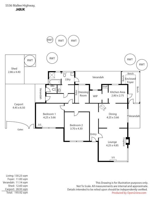 5536 Mallee Highway, Jabuk, SA, 5301 - Floorplan 1